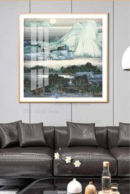 File ảnh File tranh hiện đại pha lê gương KF65113 (gốc) in standee