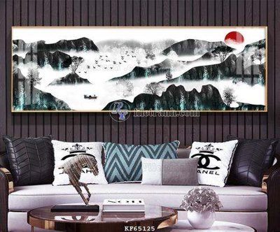 File ảnh File tranh hiện đại pha lê gương KF65125 (gốc) in standee