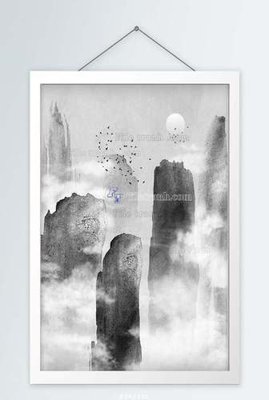 File gốc File tranh hiện đại pha lê gương KF65135 (phong cách) cổ điển