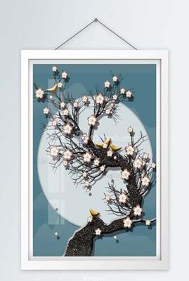 File gốc File tranh hiện đại pha lê gương KF65152 (trang trí) phòng ngủ