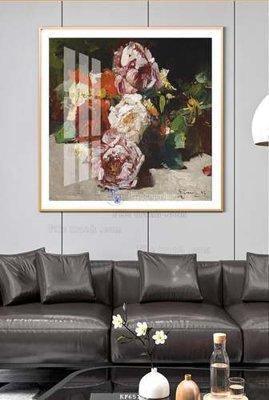 File gốc File tranh hiện đại pha lê gương KF65181 (in lụa) chi tiết cao