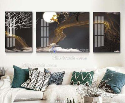 Tải về file gốc File tranh hiện đại pha lê gương KF65190 (dùng cho in quảng cáo)