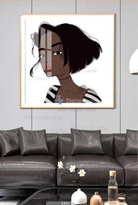 File gốc File tranh hiện đại pha lê gương KF65192 (in ấn) màu sắc trung thực