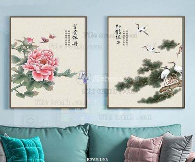 File tranh File tranh hiện đại pha lê gương KF65193 (gốc) chủ đề con người