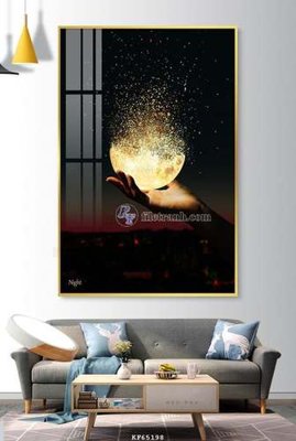 Download file File tranh hiện đại pha lê gương KF65198 (chuẩn in) chất lượng cao