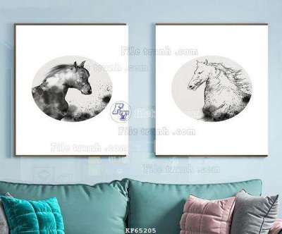 File tranh in mica File tranh hiện đại pha lê gương KF65205 (độ phân giải cao)