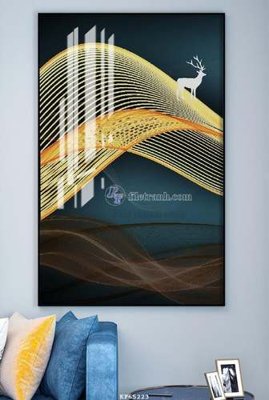 File tranh in mica File tranh hiện đại pha lê gương KF65223 (độ phân giải cao)