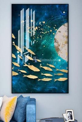 File ảnh gốc File tranh hiện đại pha lê gương KF65228 (chuyên in mica)