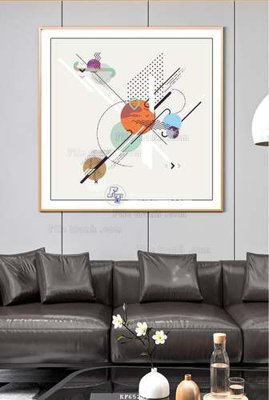 Hình ảnh file gốc in lụa File tranh hiện đại pha lê gương KF65281