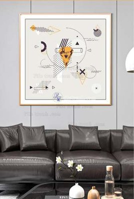 File tranh File tranh hiện đại pha lê gương KF65287 (gốc) chủ đề thiên nhiên