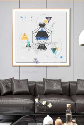 File tranh File tranh hiện đại pha lê gương KF65296 (gốc) chủ đề thành phố