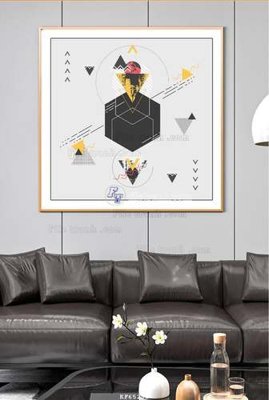 Ảnh gốc File tranh hiện đại pha lê gương KF65298 (siêu chi tiết) để in ấn