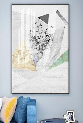 Download file File tranh hiện đại pha lê gương KF65307 (chuẩn in) chất lượng cao