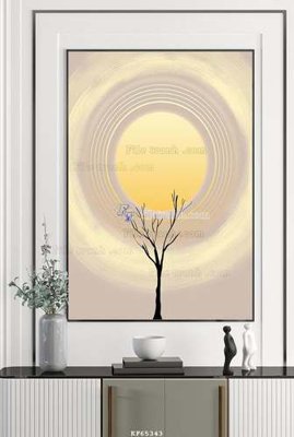 File tranh in mica File tranh hiện đại pha lê gương KF65343 (độ phân giải cao)