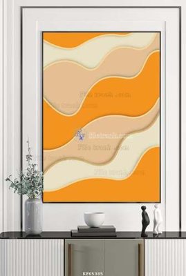 File in ấn File tranh hiện đại pha lê gương KF65385 chuyên nghiệp