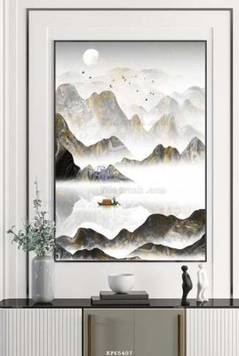 File ảnh File tranh hiện đại pha lê gương KF65407 (gốc) in standee