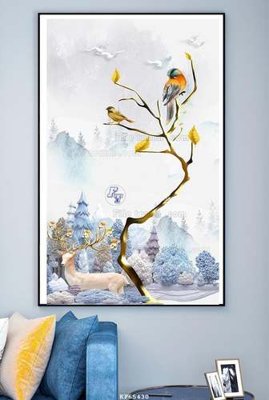 Tải về file tranh gốc File tranh hiện đại pha lê gương KF65430 (để in quảng cáo)