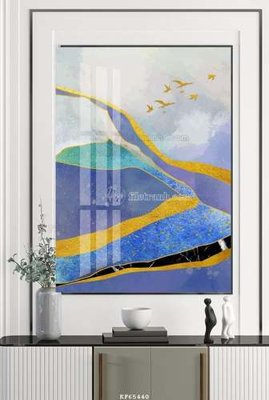 File gốc File tranh hiện đại pha lê gương KF65440 (in mica) làm quà tặng