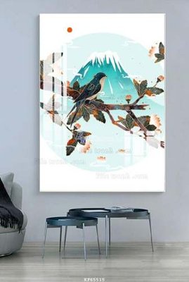 File gốc File tranh hiện đại pha lê gương KF65515 (phong cách) châu Âu