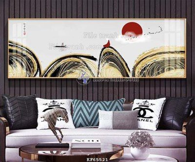 Ảnh gốc File tranh hiện đại pha lê gương KF65521 (siêu chi tiết) để in ấn