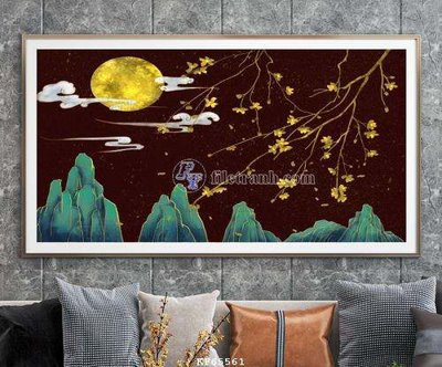 Download file gốc File tranh hiện đại pha lê gương KF65561 (in mica) 3D