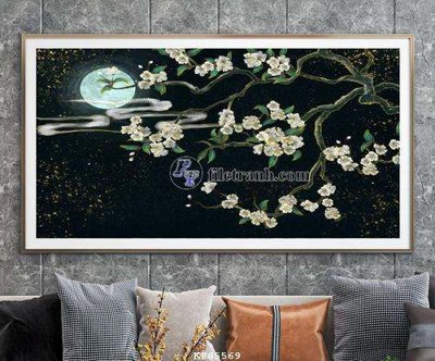 Cung cấp file tranh gốc File tranh hiện đại pha lê gương KF65569 độc quyền