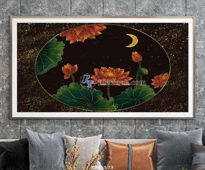 Download file File tranh hiện đại pha lê gương KF65579 (gốc) in mica cao cấp