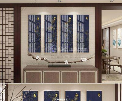 File PSD File tranh hiện đại pha lê gương KF65588 (bản gốc) độ phân giải cao