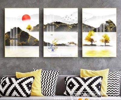 File ảnh File tranh hiện đại pha lê gương KF65597 (gốc) in quảng cáo ngoài trời