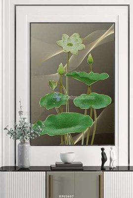 Download file File tranh hiện đại pha lê gương KF65607 (gốc) in mica cao cấp