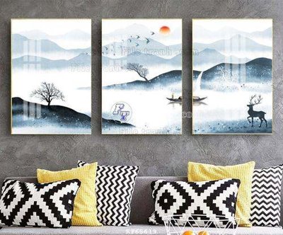 Download file File tranh hiện đại pha lê gương KF65619 (chuẩn in) chất lượng cao