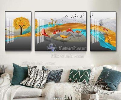 File tranh File tranh hiện đại pha lê gương KF65626 (file gốc) chuẩn màu in