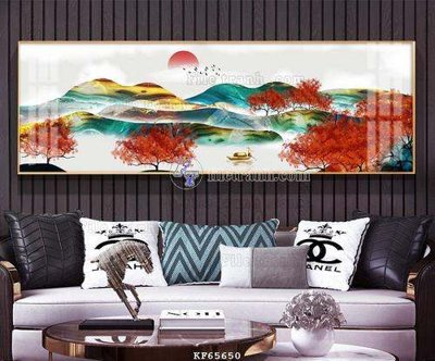 File tranh File tranh hiện đại pha lê gương KF65650 (ảnh gốc) in trần nhà