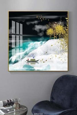 File in trần File tranh hiện đại pha lê gương KF65719 (bản gốc) 5D