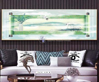 Download file gốc File tranh hiện đại pha lê gương KF65748 (in mica) trong suốt