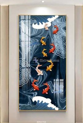 Tải file File tranh hiện đại pha lê gương KF65758 (ảnh gốc) in gạch 3D