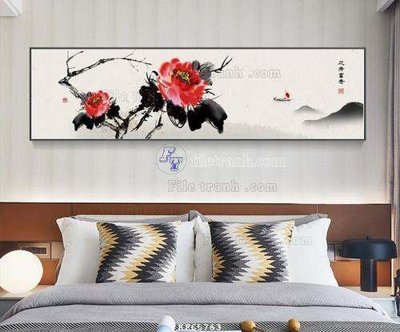 File gốc File tranh hiện đại pha lê gương KF65763 (in tráng gương) nghệ thuật