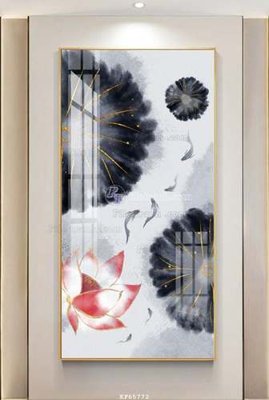 File gốc File tranh hiện đại pha lê gương KF65772 (phiên bản chuẩn) để in ấn