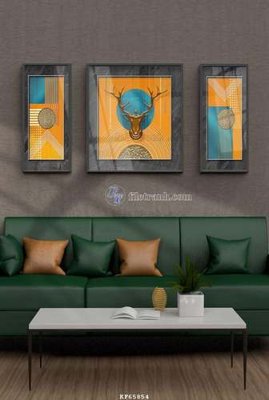 File gốc File tranh hiện đại pha lê gương KF65854 (in mica) cắt laser