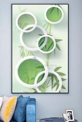 File gốc in tráng gương File tranh hiện đại pha lê gương KF65867 chi tiết