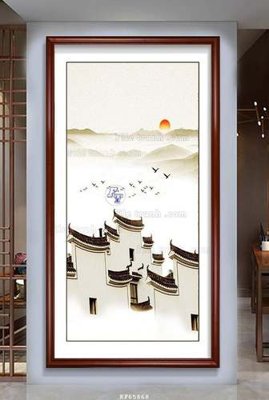 File tranh File tranh hiện đại pha lê gương KF65868 (gốc) phong cách tối giản