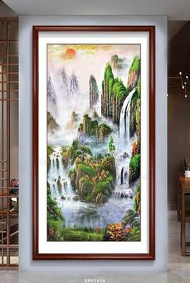 File gốc File tranh hiện đại pha lê gương KF65904 (ảnh rõ nét) để in