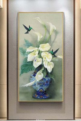 File gốc File tranh hiện đại pha lê gương KF65912 (in mica) làm bảng hiệu