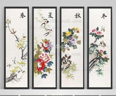 File tranh in tráng gương File tranh hiện đại pha lê gương KF65957 (siêu nét)