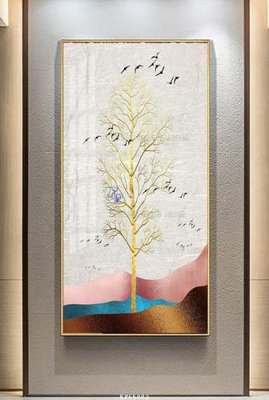 File in trần File tranh hiện đại pha lê gương KF65982 (bản gốc) hoa văn