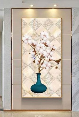 Download file gốc File tranh hiện đại pha lê gương KF66027 (in mica) 3D