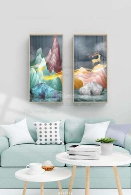 Tải về hình ảnh gốc File tranh hiện đại pha lê gương KF66064 sắc nét