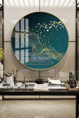 File in lụa File tranh hiện đại pha lê gương KF66101 (chất lượng cao) File tranh hiện đại pha lê gương KF66101