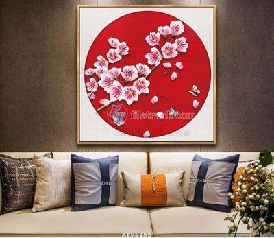 File gốc File tranh hiện đại pha lê gương KF66155 (phong cách) tối giản