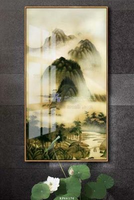 File ảnh File tranh hiện đại pha lê gương KF66176 (gốc) cho trang trí nội thất